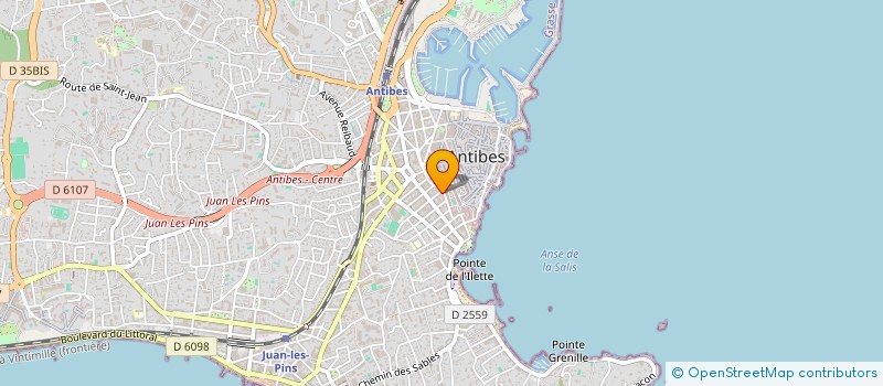localisation de l'entreprise DORONZO à ANTIBES