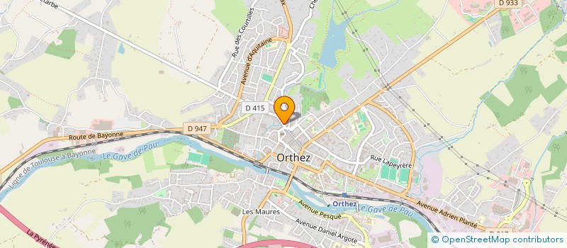 localisation de l'entreprise DOROPHIL  ORTHEZ