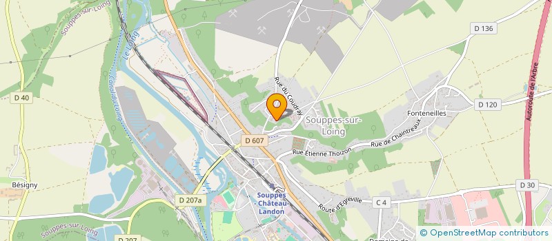 localisation de l'entreprise DOROS EVENT  SOUPPES-SUR-LOING