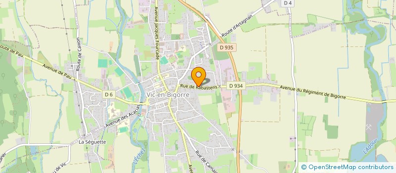 localisation de l'entreprise DOROSZ  VIC-EN-BIGORRE