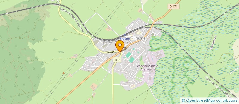 localisation de l'entreprise DOROTHEE  FRASNE