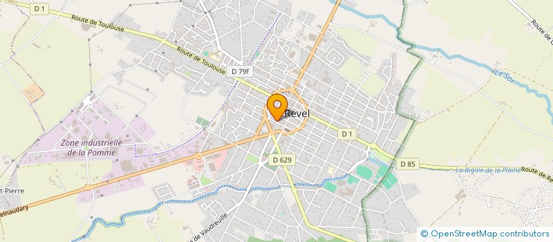 localisation de l'entreprise DOROTHEE DARCQ-ROSENTHAL, SOCIETE CIVILE PROFESSIONNELLE TITULAIRE D'UN OFFICE D'HUISSIER DE JUSTICE  REVEL