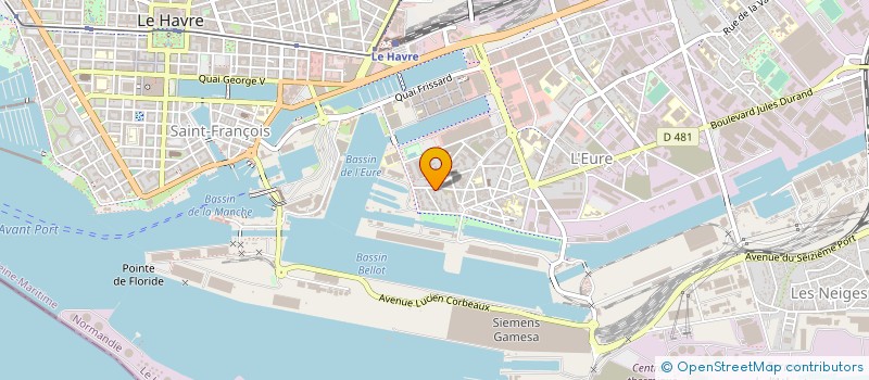 localisation de l'entreprise DOROTHEE NAVARRE VATINEL ARCHITECTURE à LE HAVRE