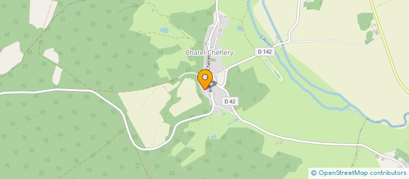 localisation de l'entreprise DOROZEN  CHATEL-CHEHERY