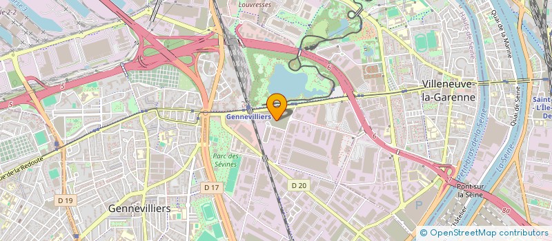 localisation de l'entreprise DORPHEA GROUPE à GENNEVILLIERS