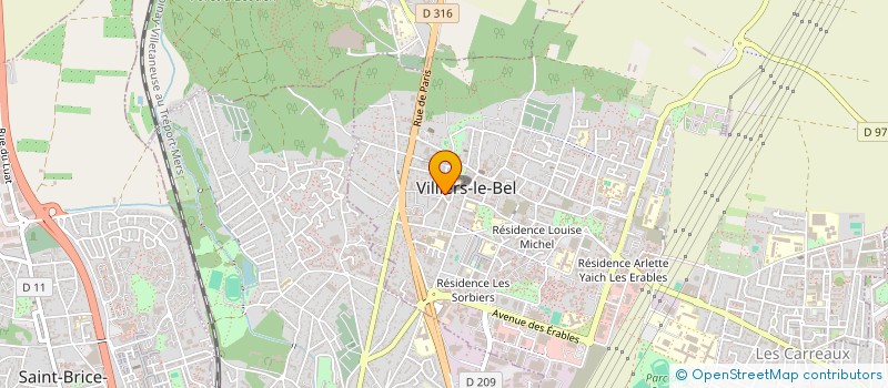 localisation de l'entreprise DORSAINVIL MONEUS IMMO  VILLIERS-LE-BEL