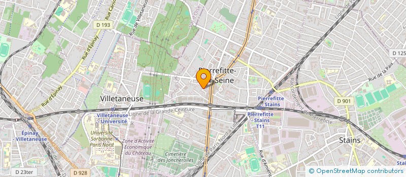 localisation de l'entreprise DORSAV à PIERREFITTE-SUR-SEINE