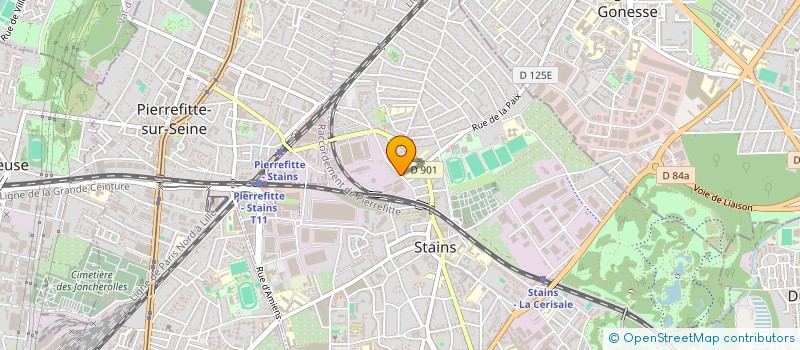 localisation de l'entreprise DORSEL à STAINS
