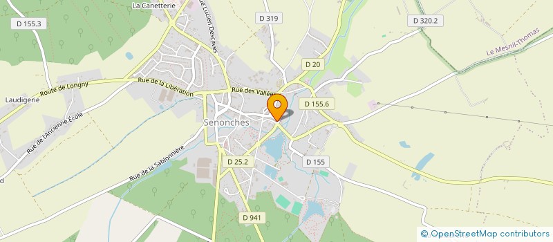 localisation de l'entreprise DORSIMONT - GALLET  SENONCHES