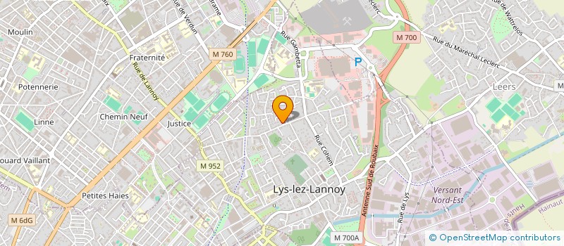 localisation de l'entreprise DORSIVRECK  LYS-LEZ-LANNOY