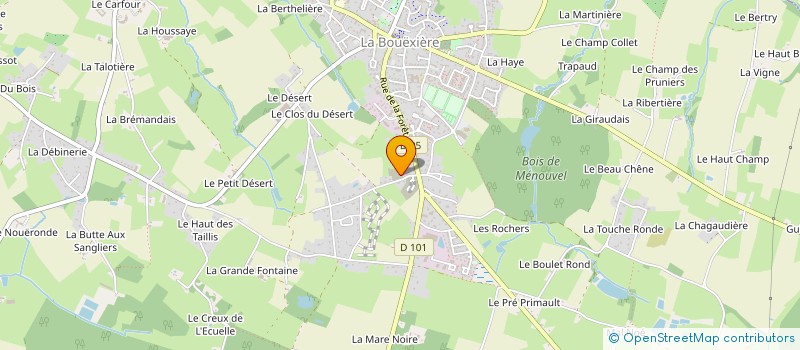 localisation de l'entreprise DORSODURO  LA BOUEXIERE