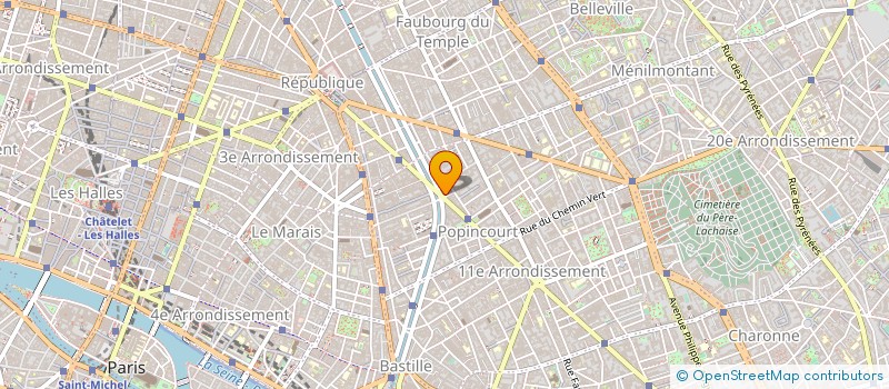 localisation de l'entreprise DORSYLAINE à PARIS