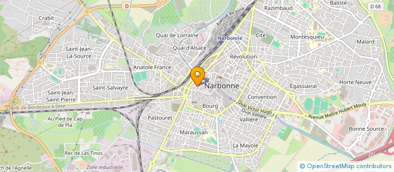 localisation de l'entreprise DORTIM PROMOTION à NARBONNE
