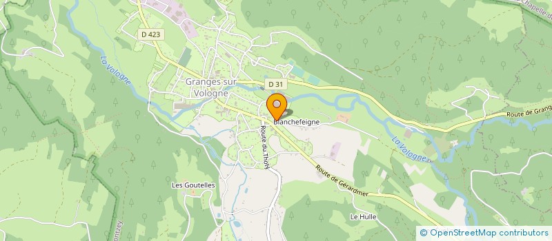 localisation de l'entreprise DORVAL à GRANGES-AUMONTZEY