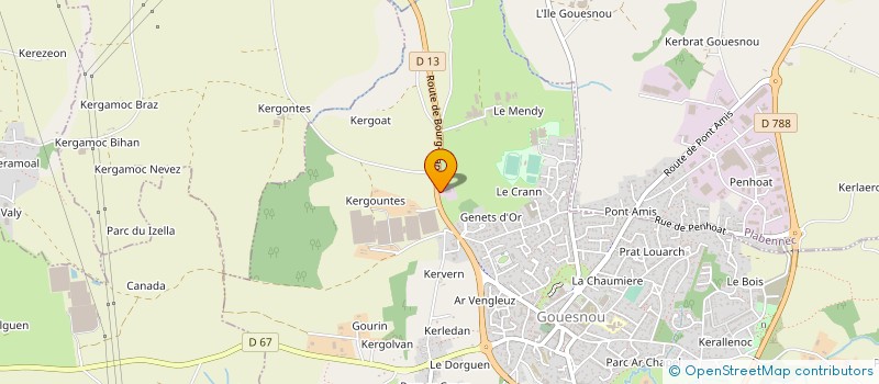 localisation de l'entreprise DORVEN STEVEN  LANNILIS