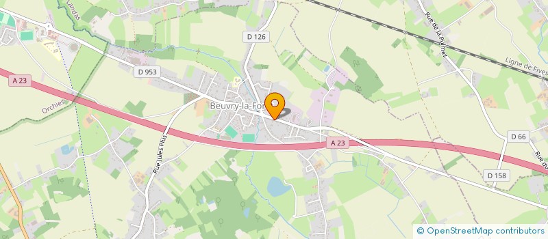 localisation de l'entreprise DORVILLERS  BEUVRY-LA-FORET