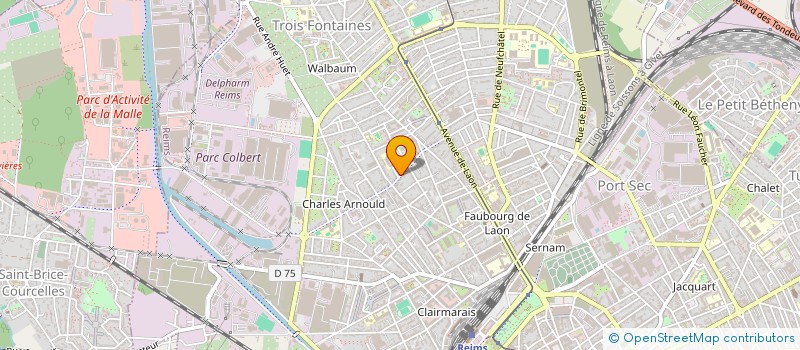 localisation de l'entreprise DORY CORP  REIMS