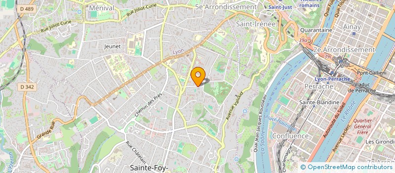 localisation de l'entreprise DORY GIF  SAINTE-FOY-LES-LYON