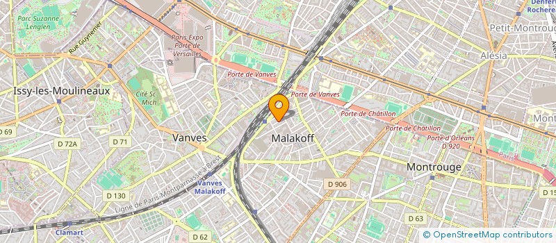 localisation de l'entreprise DOS ANJOS  MALAKOFF