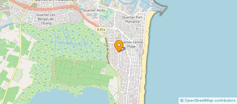 localisation de l'entreprise DOS HERMANOS  CANET-EN-ROUSSILLON