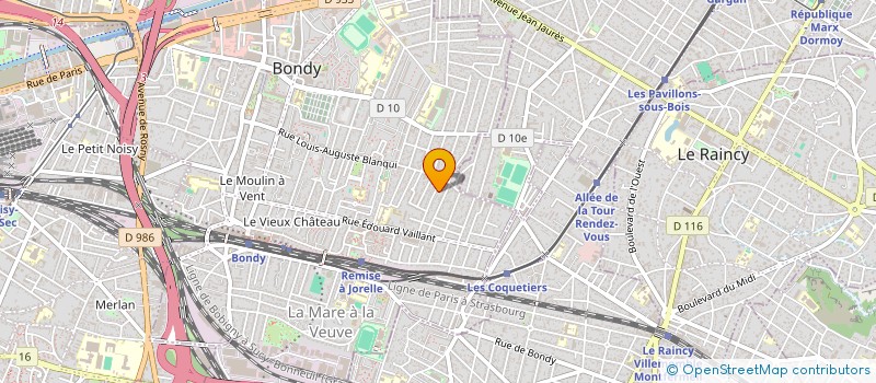 localisation de l'entreprise DOS-IT à BONDY