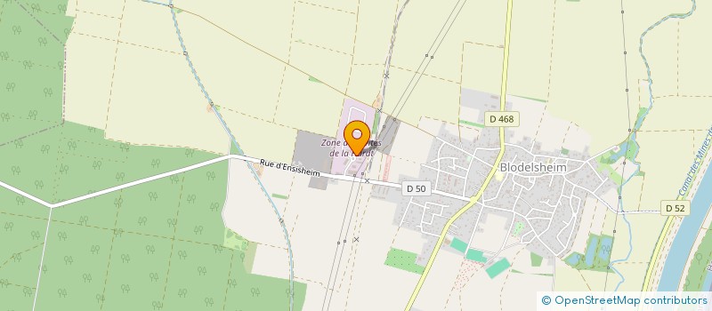 localisation de l'entreprise DOS-LOCA  BLODELSHEIM