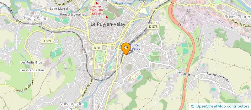 localisation de l'entreprise DOS MAJEUR  LE PUY-EN-VELAY