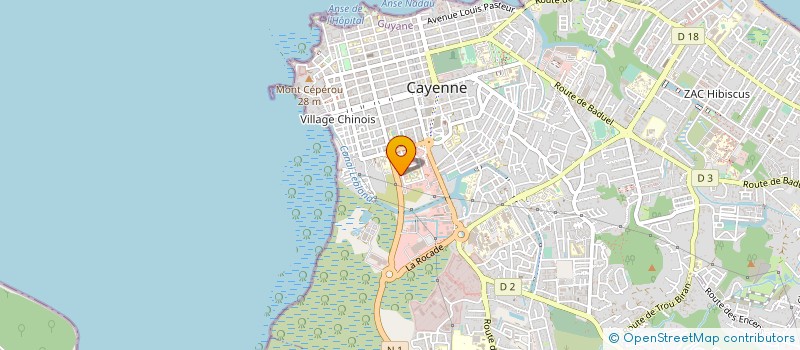 localisation de l'entreprise DOS PLAT à CAYENNE