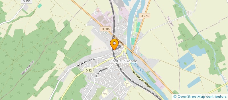 localisation de l'entreprise DOS REIS FAMILLE  PONT-SUR-YONNE