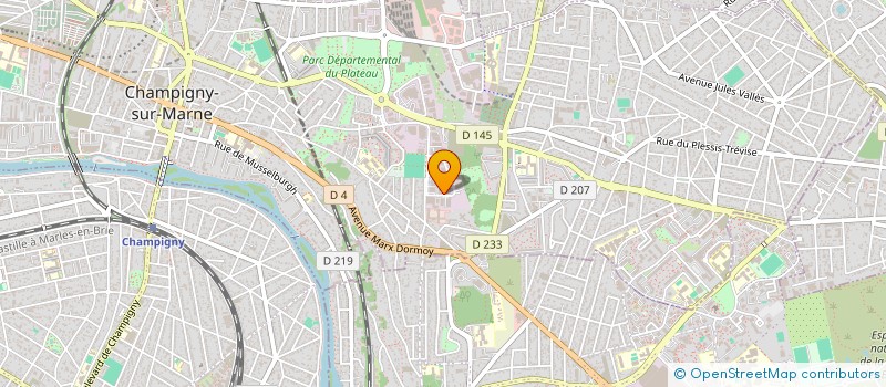 localisation de l'entreprise DOS SANTOS à CHAMPIGNY-SUR-MARNE