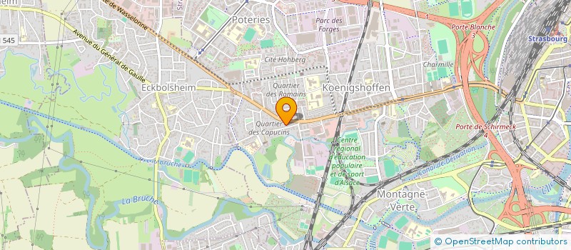 localisation de l'entreprise DOS SANTOS à STRASBOURG