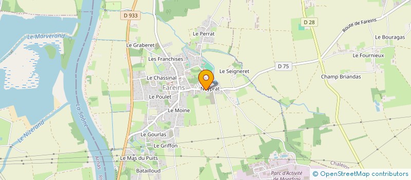 localisation de l'entreprise DOS SANTOS  SAVIGNEUX