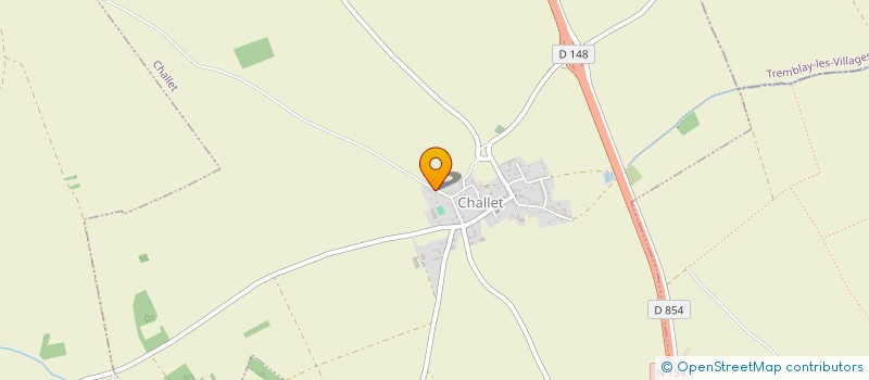 localisation de l'entreprise DOS SANTOS à CHALLET