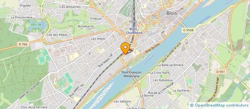 localisation de l'entreprise DOS SANTOS BAUDET  BLOIS