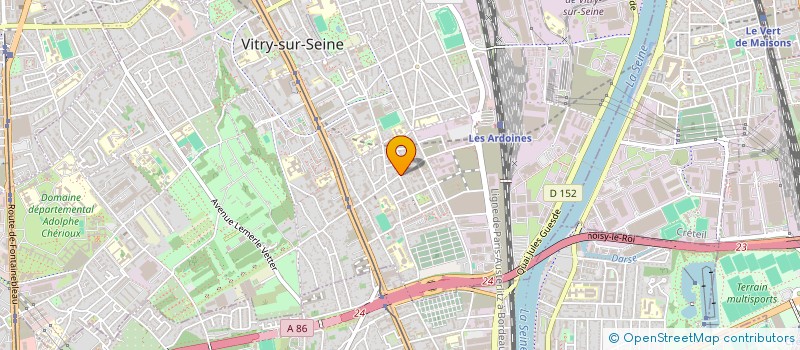 localisation de l'entreprise DOS SANTOS C.RENOVATION à VITRY-SUR-SEINE