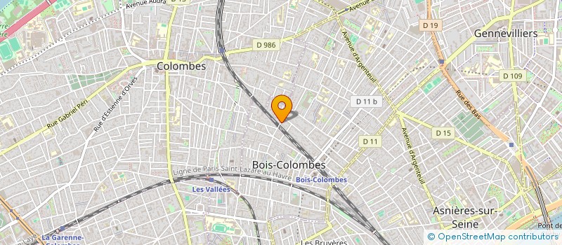 localisation de l'entreprise DOS SANTOS - CHALIGNE à BOIS-COLOMBES