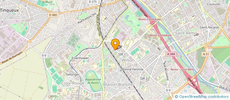 localisation de l'entreprise DOS SANTOS ET FILS  REIMS