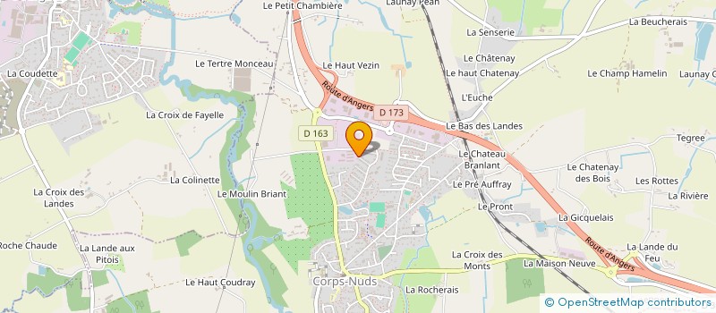 localisation de l'entreprise DOS SANTOS FINANCES  CHATEAUGIRON