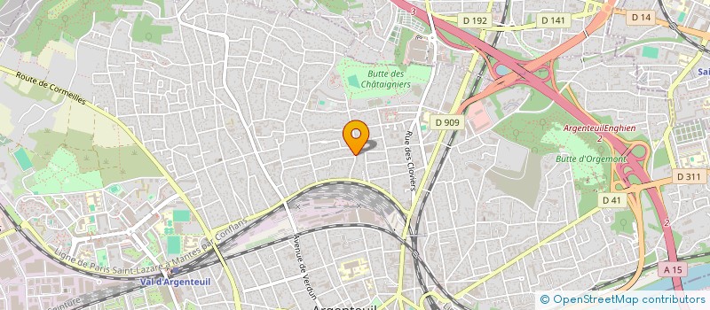 localisation de l'entreprise DOS SANTOS FRERES à ARGENTEUIL