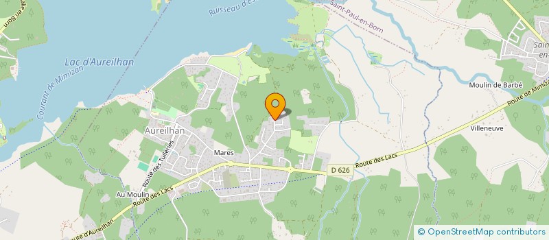 localisation de l'entreprise DOS SANTOS FRERES ABATTAGE FORESTIER à AUREILHAN