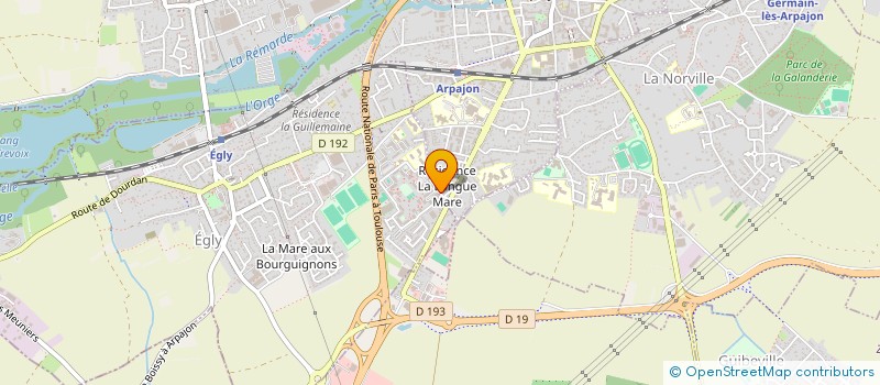 localisation de l'entreprise DOS SANTOS GOMEZ à ARPAJON