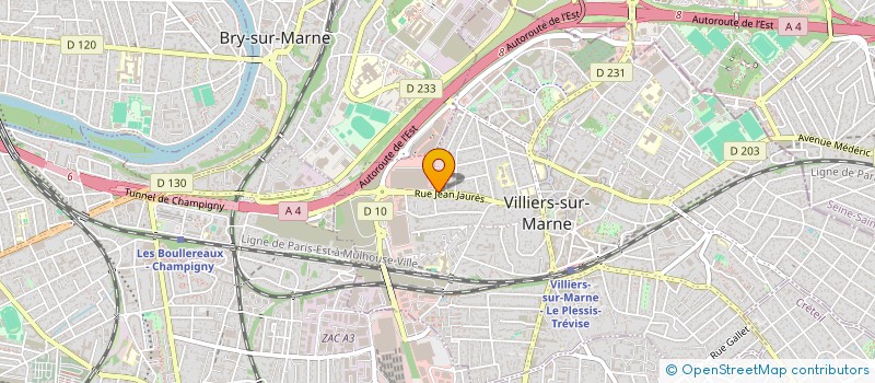 localisation de l'entreprise DOS SANTOS MANUEL à VILLIERS-SUR-MARNE