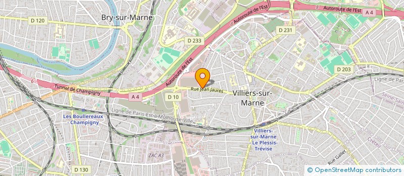 localisation de l'entreprise DOS SANTOS & NELSON à VILLIERS-SUR-MARNE