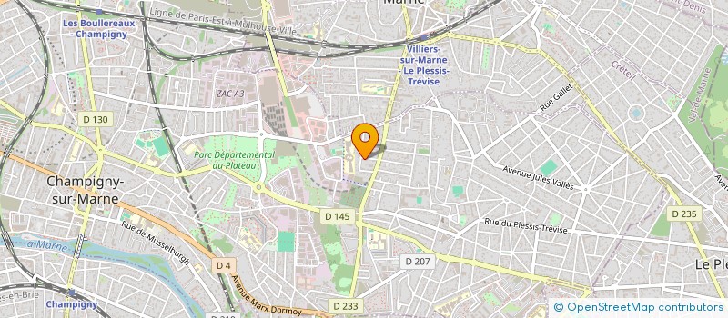 localisation de l'entreprise DOS SANTOS PERE ET FILS à CHAMPIGNY-SUR-MARNE