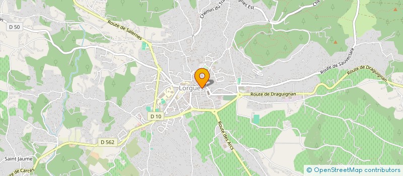 localisation de l'entreprise DOS SANTOS PIZZERIA à LORGUES