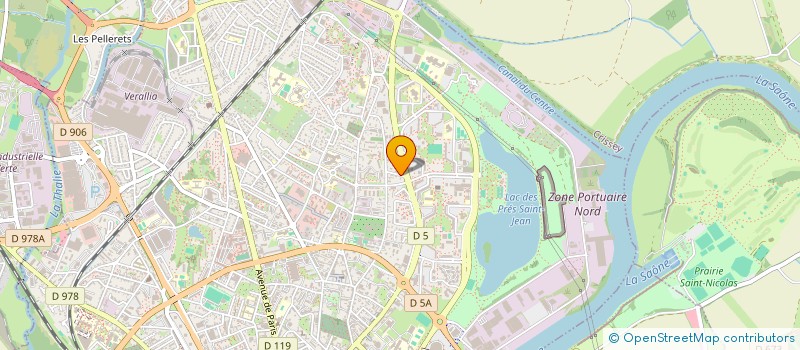 localisation de l'entreprise DOS SANTOS PNEUS à CHALON-SUR-SAONE