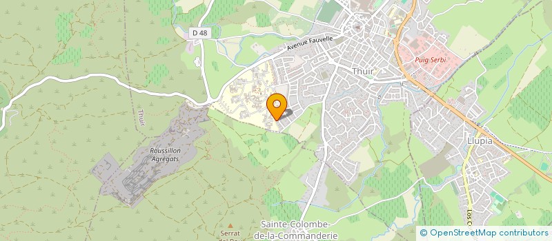 localisation de l'entreprise DOS SANTOS - SABUCO  THUIR