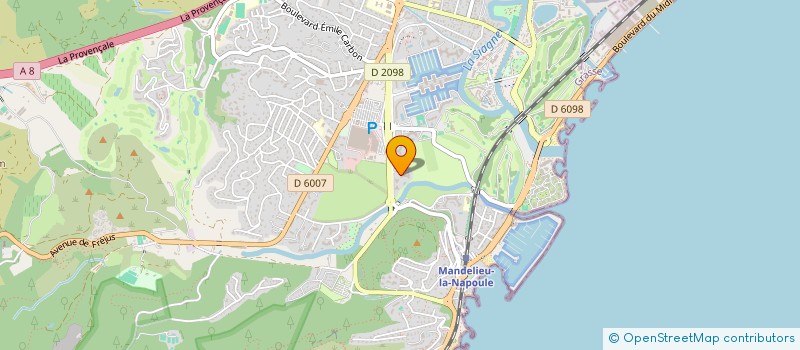 localisation de l'entreprise DOS SANTOS TEODORO à MANDELIEU-LA-NAPOULE