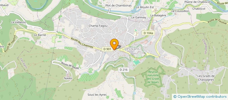 localisation de l'entreprise DOSARIANT  LES VANS