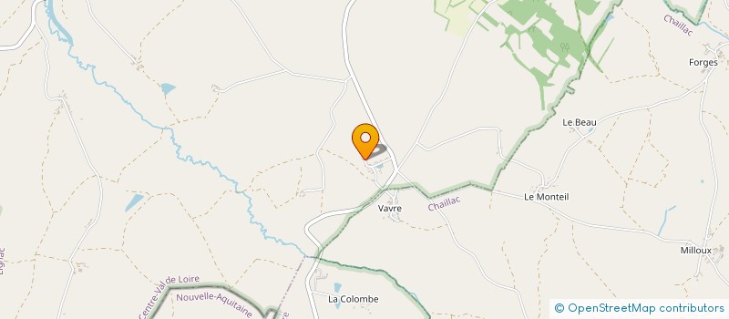 localisation de l'entreprise DOSDA & ASSOCIES à LIGNAC